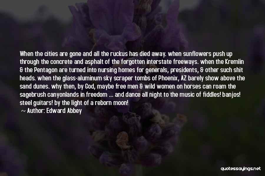 Tombs Quotes By Edward Abbey