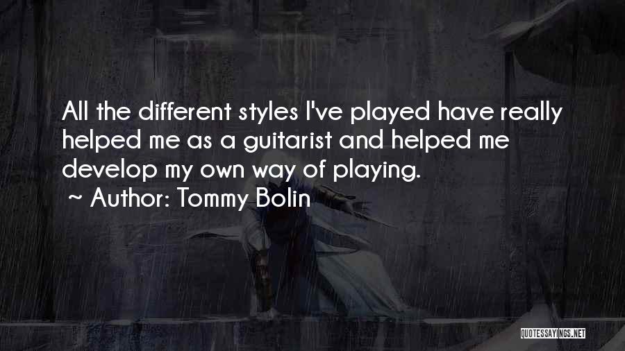 Tommy Bolin Quotes 340269