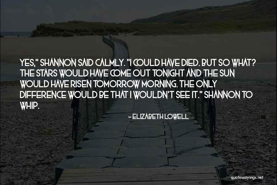 Tomorrow Morning Quotes By Elizabeth Lowell Tomorrow Morning Quotes By Elizabeth Lowell