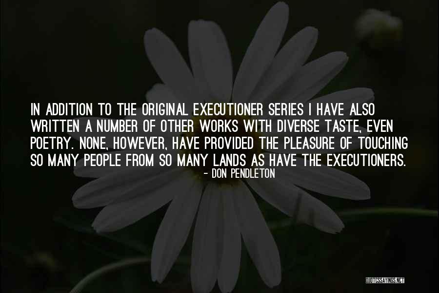 Tomsgoing Quotes By Don Pendleton Tomsgoing Quotes By Don Pendleton
