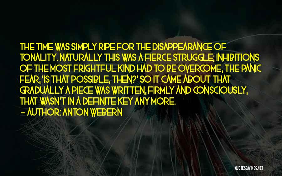 Tonality Quotes By Anton Webern