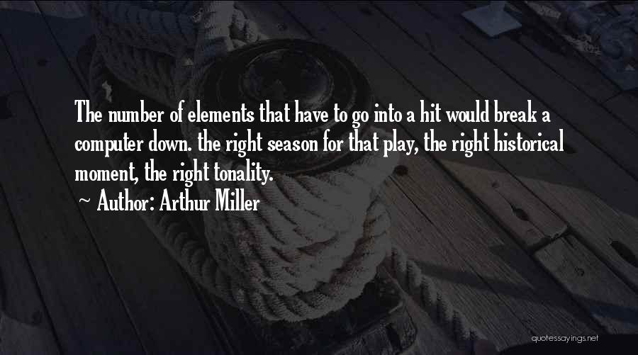 Tonality Quotes By Arthur Miller