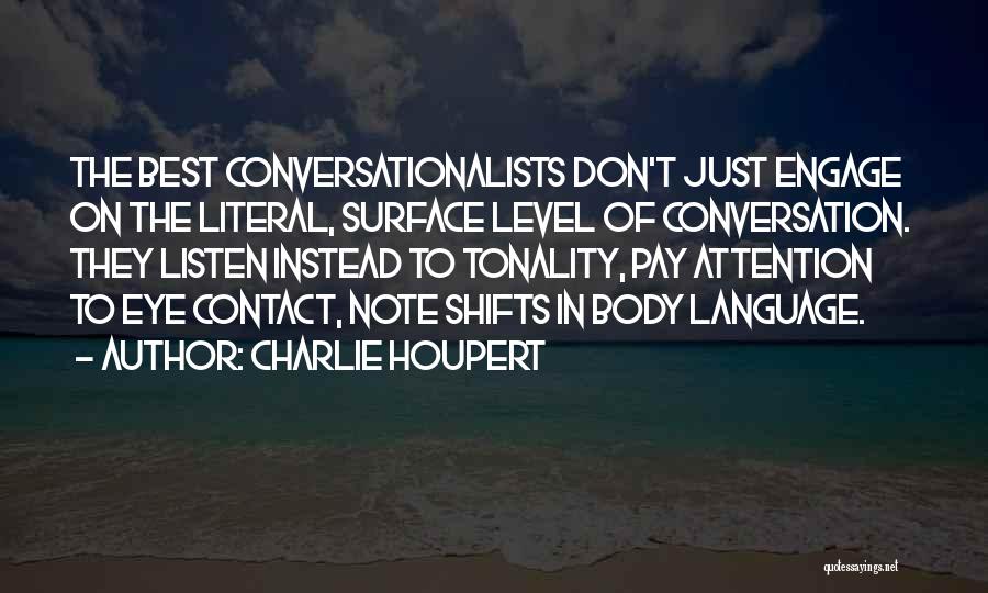 Tonality Quotes By Charlie Houpert