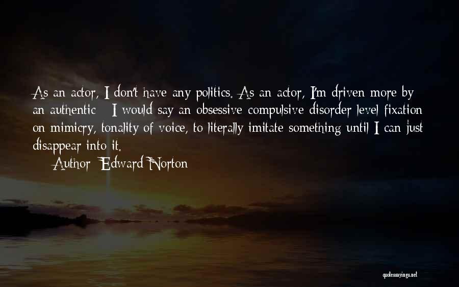 Tonality Quotes By Edward Norton