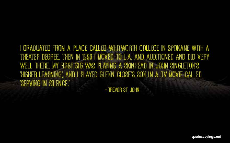 Tongay Children Quotes By Trevor St. John Tongay Children Quotes By Trevor St. John