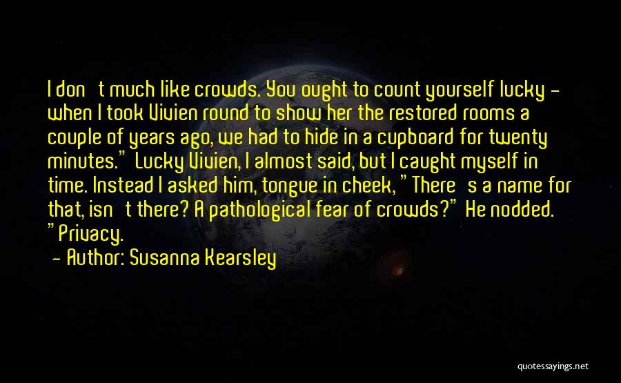 Tongue In The Cheek Quotes By Susanna Kearsley