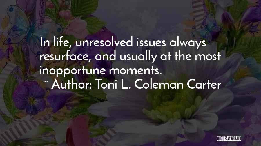 Toni L. Coleman Carter Quotes 1127465