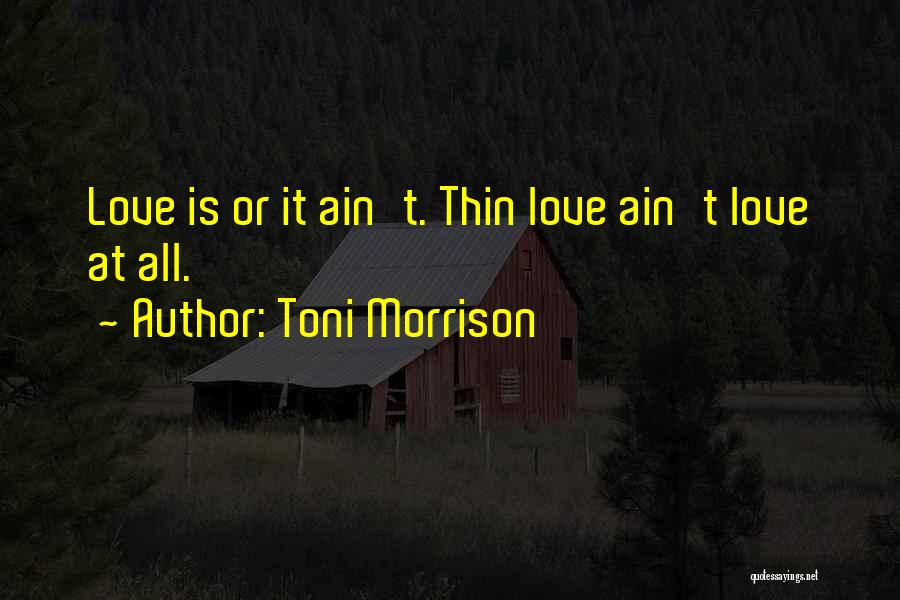 Toni Morrison Love Quotes By Toni Morrison