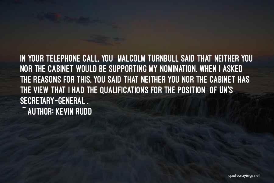 Tonnelier Barrels Quotes By Kevin Rudd