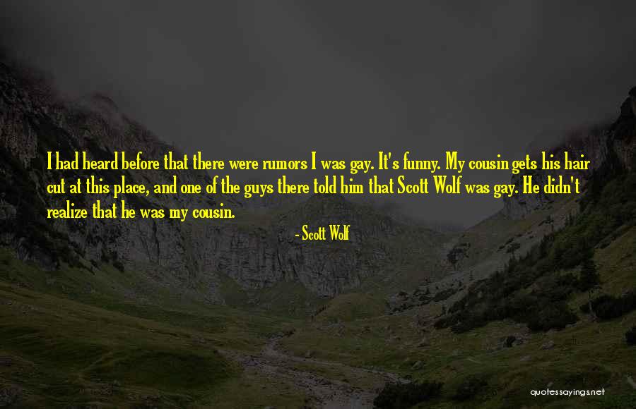Tonunc Quotes By Scott Wolf Tonunc Quotes By Scott Wolf