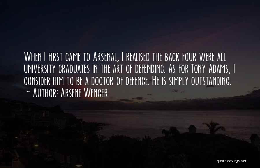 Tony Adams Arsenal Quotes By Arsene Wenger