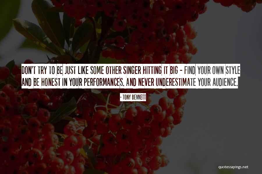 Tony Bennett Quotes 300719 Tony Bennett Quotes 300719