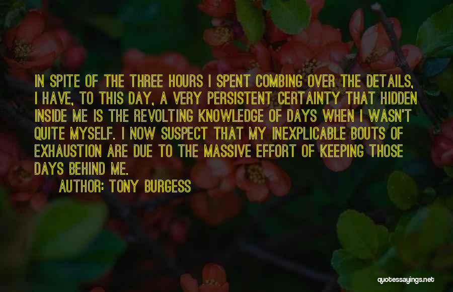 Tony Burgess Quotes 848941