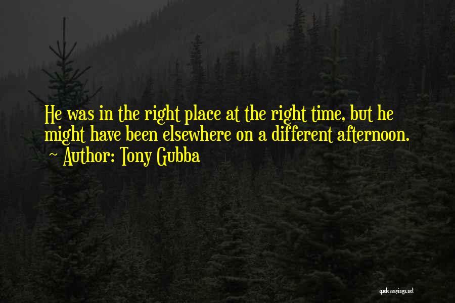 Tony Gubba Quotes 1851577