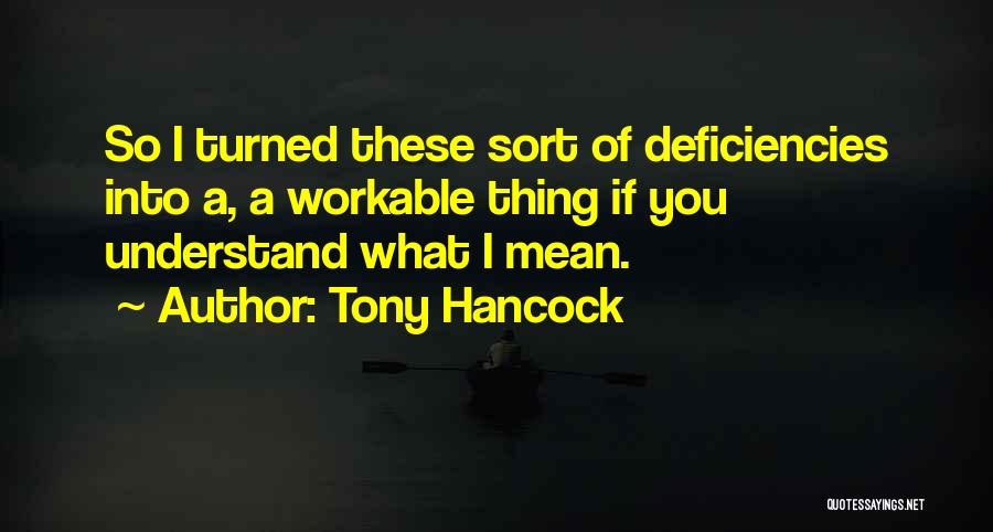 Tony Hancock Quotes 269072