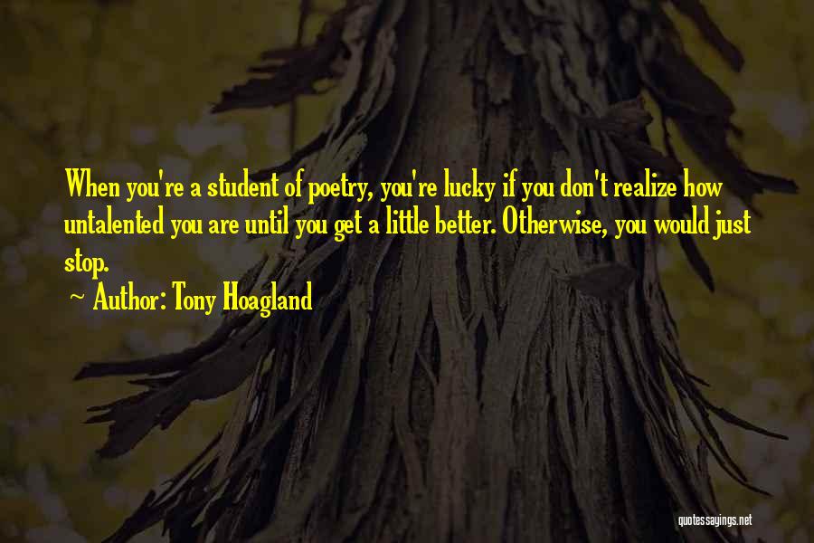 Tony Hoagland Quotes 867641