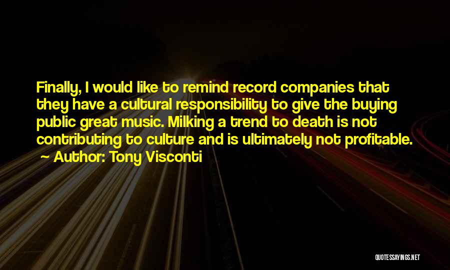 Tony Visconti Quotes 968695