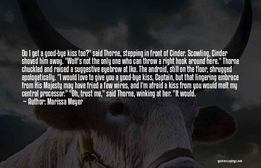 Too Afraid To Love You Quotes By Marissa Meyer