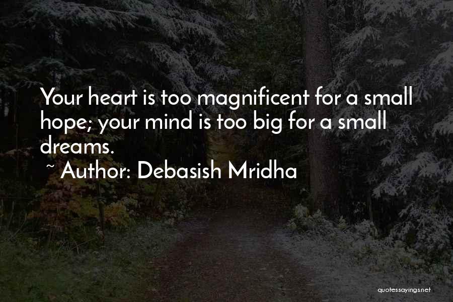 Too Big Heart Quotes By Debasish Mridha