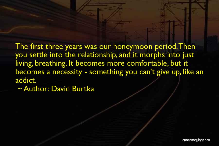 Too Comfortable Relationship Quotes By David Burtka