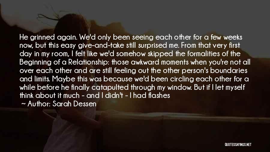 Too Comfortable Relationship Quotes By Sarah Dessen