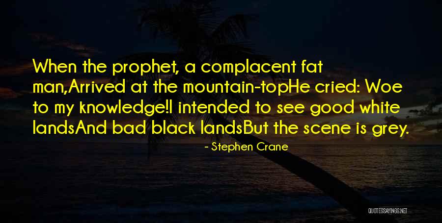 Too Complacent Quotes By Stephen Crane Too Complacent Quotes By Stephen Crane