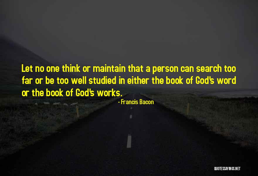 Too Far Book Quotes By Francis Bacon Too Far Book Quotes By Francis Bacon