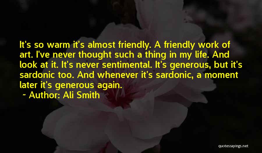 Too Generous Quotes By Ali Smith