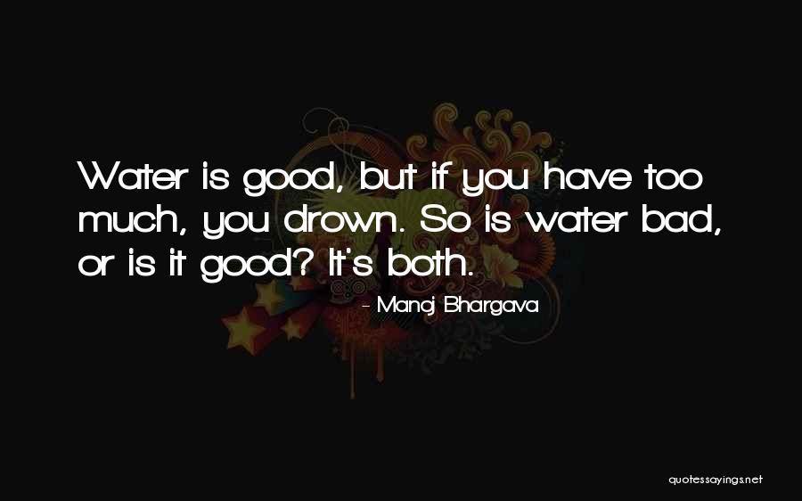 Too Good Is Bad Quotes By Manoj Bhargava Too Good Is Bad Quotes By Manoj Bhargava