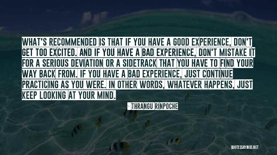 Too Good Is Bad Quotes By Thrangu Rinpoche Too Good Is Bad Quotes By Thrangu Rinpoche