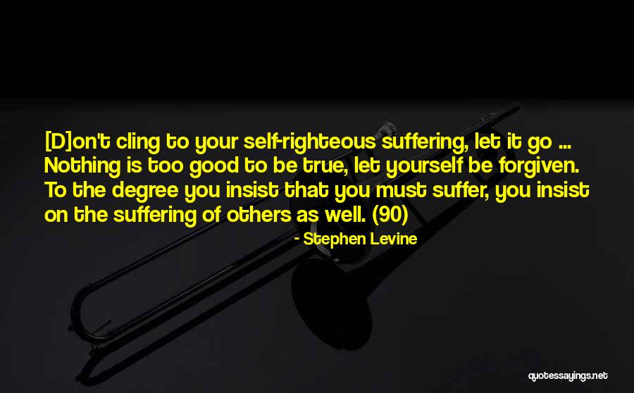 Too Good To True Quotes By Stephen Levine