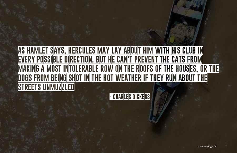 Too Hot Weather Quotes By Charles Dickens