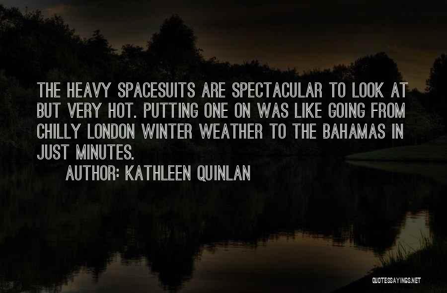 Too Hot Weather Quotes By Kathleen Quinlan