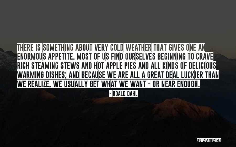 Too Hot Weather Quotes By Roald Dahl