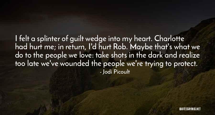 Too Late In Love Quotes By Jodi Picoult