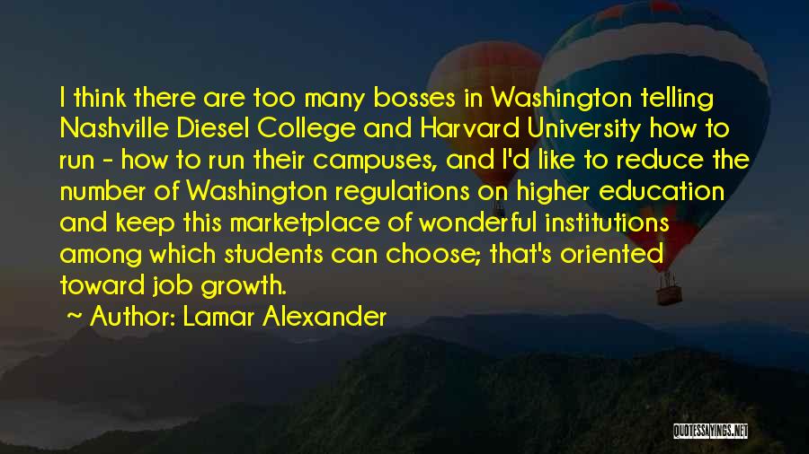 Too Many Bosses Quotes By Lamar Alexander