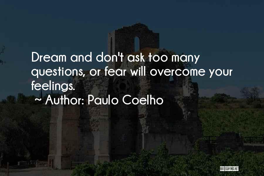 Too Many Questions Quotes By Paulo Coelho