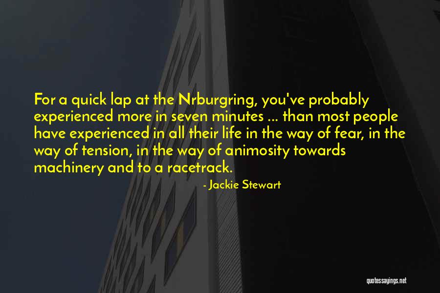 Too Much Animosity Quotes By Jackie Stewart