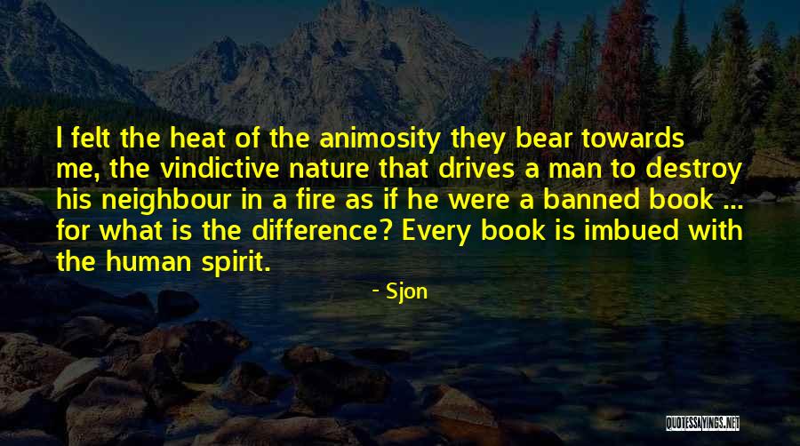 Too Much Animosity Quotes By Sjon