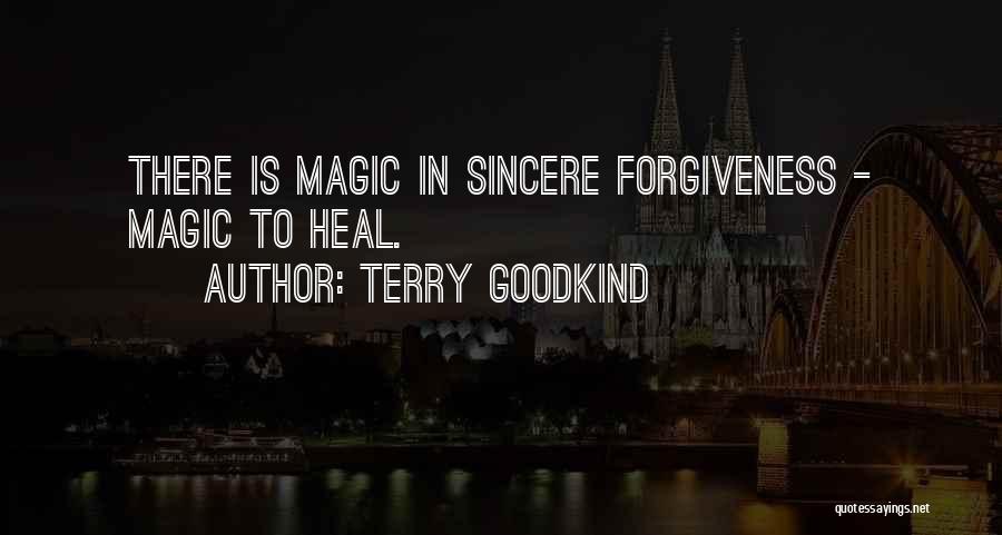 Too Much Forgiveness Quotes By Terry Goodkind