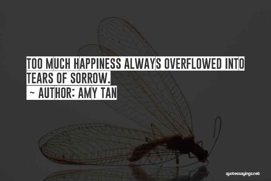 Too Much Happiness Quotes By Amy Tan