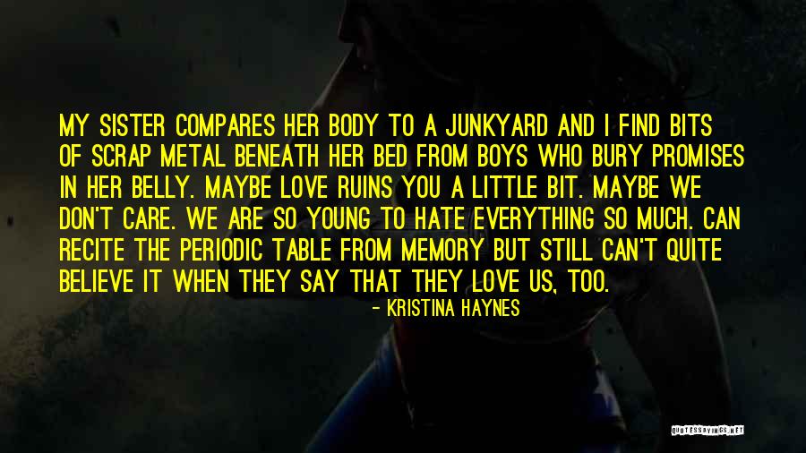 Too Much Hate Quotes By Kristina Haynes Too Much Hate Quotes By Kristina Haynes