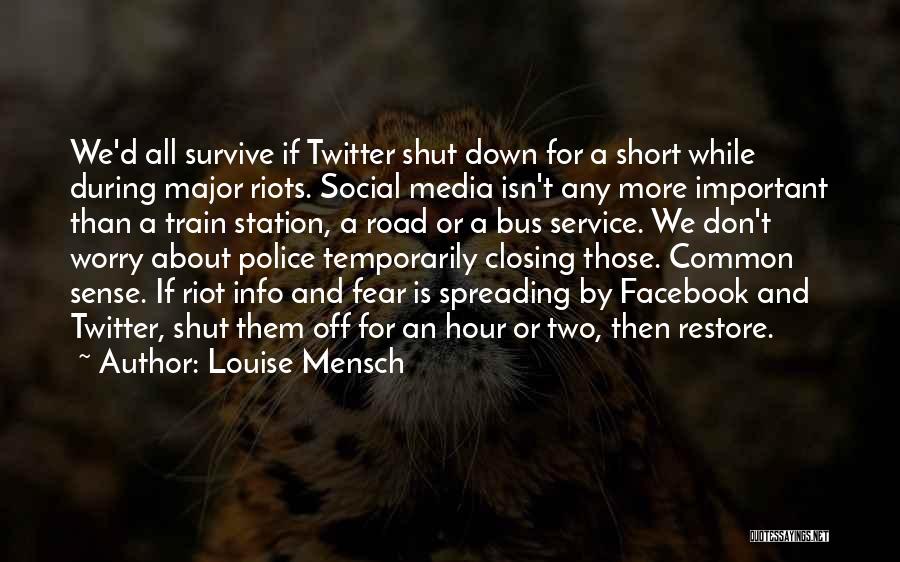 Too Much Info Facebook Quotes By Louise Mensch