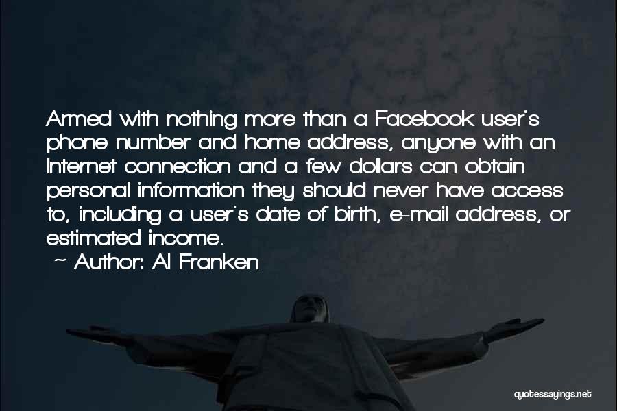 Too Much Information On Facebook Quotes By Al Franken