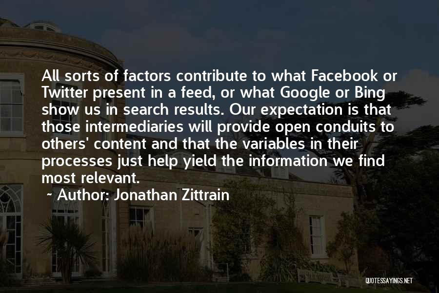 Too Much Information On Facebook Quotes By Jonathan Zittrain