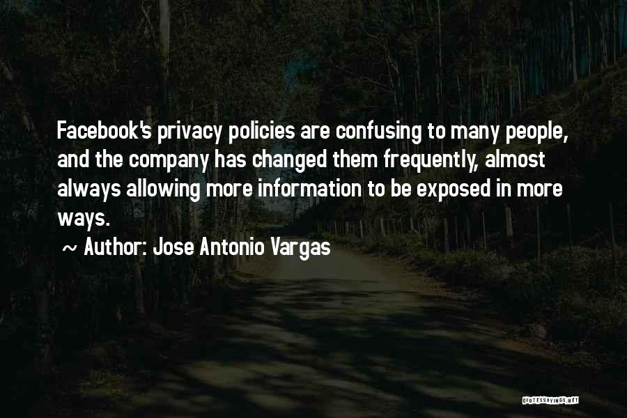 Too Much Information On Facebook Quotes By Jose Antonio Vargas