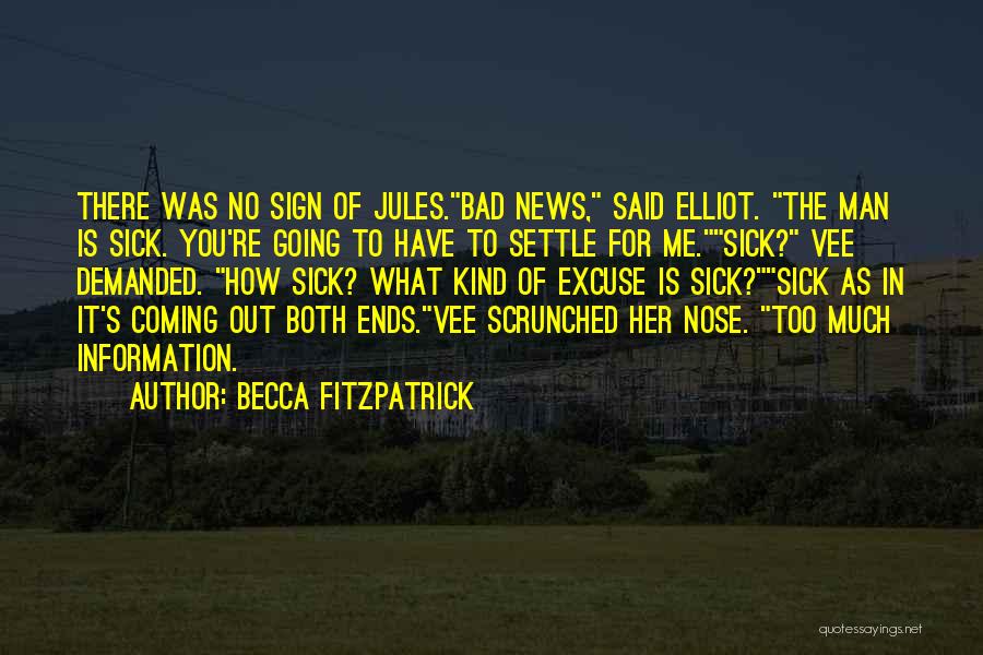 Too Much Information Quotes By Becca Fitzpatrick