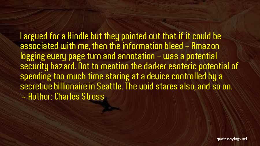 Too Much Information Quotes By Charles Stross