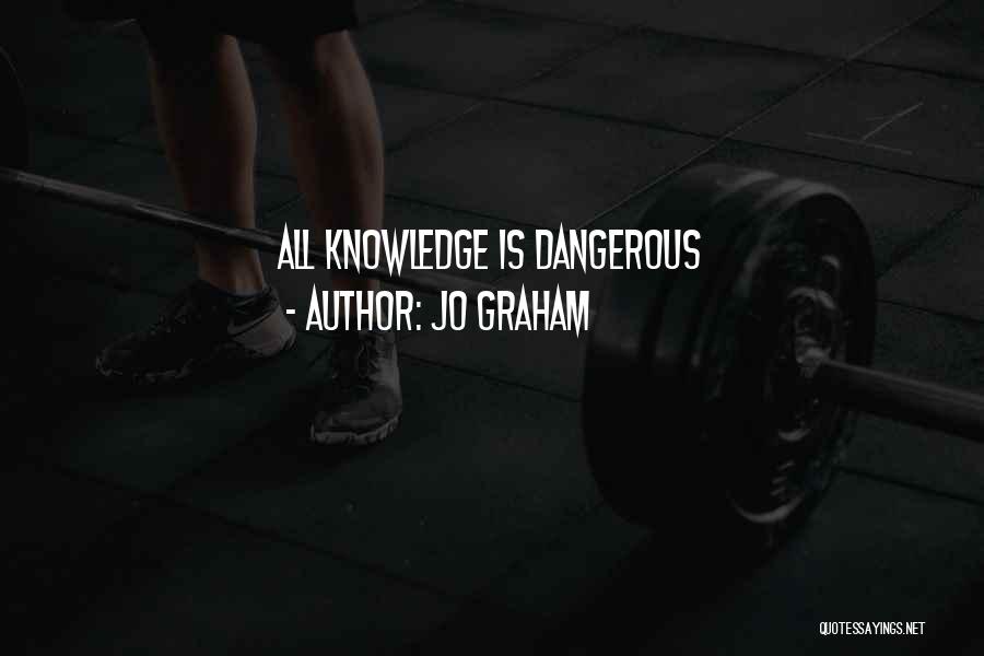 Too Much Knowledge Is Dangerous Quotes By Jo Graham