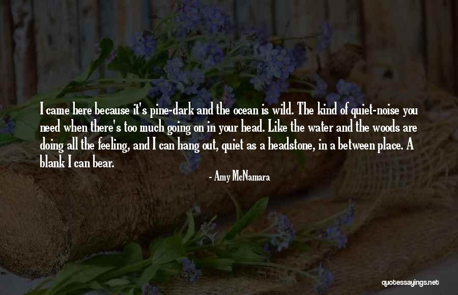 Too Much Noise Quotes By Amy McNamara Too Much Noise Quotes By Amy McNamara